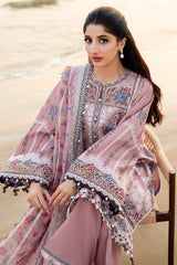 Unstitched 3-PC Shahkar Embroidered Luxury Lawn By Jazmin | SL25-D2