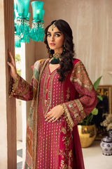 DJ4-04 - 3-PC Unstitched Embroidered Dastan-E-Jashan by Charizma Premium