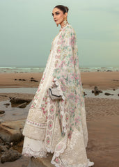 4B | Dove's Song - Cloud | 3PC Unstitched Lawn Crimson By Saira Shakira