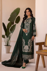 MS-626 | 3PC Unstitched Embroidered Banarsi Lawn Missouri By Johra