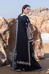 FP-14 RIMA | 3Pc Unstitched Luxury Lawn Collection Sahil Kinare By Qalamkar