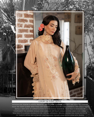 3-PC Unstitched Embroidered Kimora Luxury Formals By Raeesa Premium | HS-35