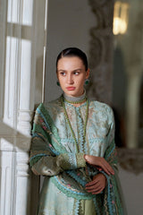 3-PC Unstitched Embroidered Lawn Luxury Lawn By Sobia Nazir | LEE26-12A