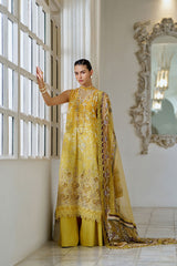 3-PC Unstitched Embroidered Lawn Luxury Lawn By Sobia Nazir | LEE26-12B