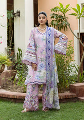 3-PC Unstitched Digital Printed Lawn By Elaf | WISTERIA