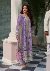 ELE-03 AFSANEH | 3PC Unstitched Lawn EID EDIT By Elaf Premium