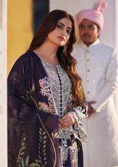 ELE-12B YAZMIN | 3PC Unstitched Lawn EID EDIT By Elaf Premium