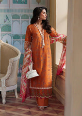 ELE-09 ELNAZ | 3PC Unstitched Lawn EID EDIT By Elaf Premium