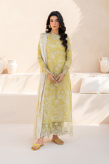 Unstitched 3-PC Embroidered Festive Lawn Eid Edit By Iznik EFL-08