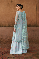 3-PC Unstitched Printed Charmeuse Printed Formals By Iznik | UE-535
