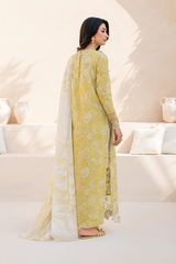 Unstitched 3-PC Embroidered Festive Lawn Eid Edit By Iznik EFL-08