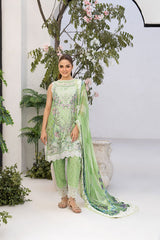 Unstitched 3-PC Embroidered Lawn Vital Collection By Sobia Nazir - VT25-12A