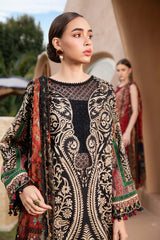 MPT-2512-B | 3Pc Unstitched Suit Printed Lawn Spring Summer 25 M Print By Maria B