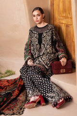 MPT-2512-B | 3Pc Unstitched Suit Printed Lawn Spring Summer 25 M Print By Maria B