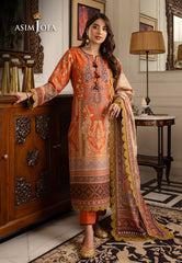 AJIW-12 - 3Piece - Winter Shawl By Asim Jofa