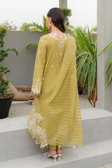 JK-02 MELIS | 3Pc Unstitched Qline Lawn Collection By Qalamkar