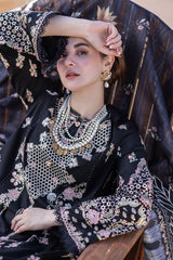 FP-14 RIMA | 3Pc Unstitched Luxury Lawn Collection Sahil Kinare By Qalamkar