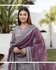 3-PC Stitched Digital Printed Lawn Marina By Tawakkal Fabrics | D-4624