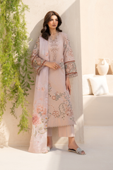 Unstitched 3-PC Embroidered Festive Lawn Eid Edit By Iznik EFL-02