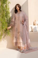 Unstitched 3-PC Embroidered Festive Lawn Eid Edit By Iznik EFL-02