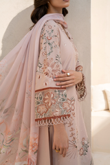 Unstitched 3-PC Embroidered Festive Lawn Eid Edit By Iznik EFL-02