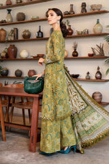 MPT-2513-B | 3Pc Unstitched Suit Printed Lawn Spring Summer 25 M Print By Maria B