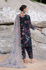 3-Pc Charizma Print Melody Printed Lawn With Embroidered Chiffon Dupatta PM4-13