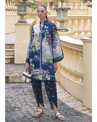 2-PC Stitched Printed Lawn Ready To Wear By Elaf Premium | EPV-9B