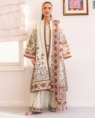 3-PC Unstitched Digital Printed Lawn Sheen Prints By Alizeh | AF-PL-6049-ZEST