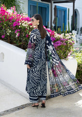 3-PC Unstitched Digital Printed Lawn Santorini By Elaf Premium | EPN-3A