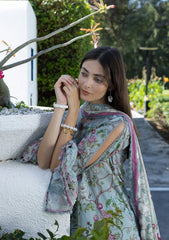3-PC Unstitched Digital Printed Lawn Santorini By Elaf Premium | EPN-8A
