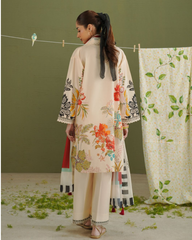3-PC Unstitched Digital Prints Coco By Zara Shahjahan | Vera-3A