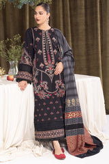 JH-944 | 3 Pc Unstitched Suit Embroidered Winter Collection Aroosh By Johra