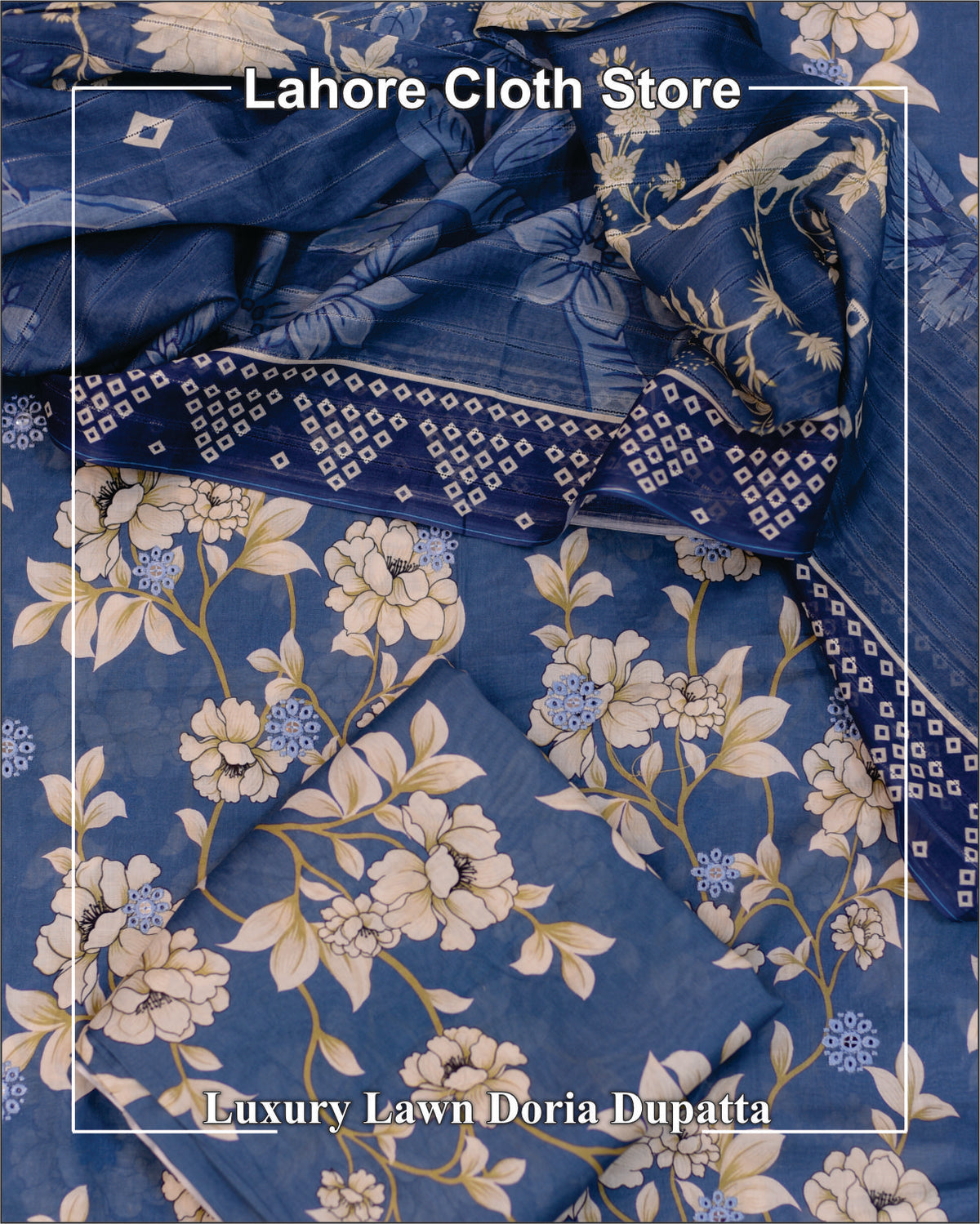 Doria Dupatta - Luxury Lawn