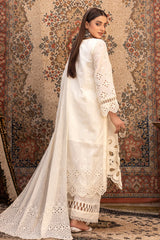 SF-225 | 4PC Unstitched Suit Chikenkari Lawn Shafaq By Johra