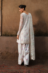 3-PC Unstitched Printed Charmeuse Printed Formals By Iznik | UE-534