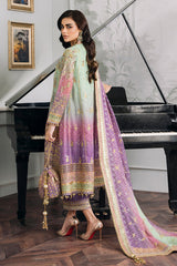 3-PC Unstitched Embroidered Chiffon Chantelle By Baroque | CH12-08