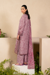 Unstitched 3-PC Embroidered Festive Lawn Eid Edit By Iznik EFL-04