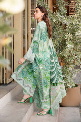 MPT-2514-A | 3Pc Unstitched Suit Printed Lawn Spring Summer 25 M Print By Maria B