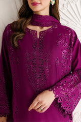3-PC Unstitched Embroidered Exclusive Lawn By Iznik | UE-678