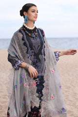 3-Pc Charizma Print Melody Printed Lawn With Embroidered Chiffon Dupatta PM4-13