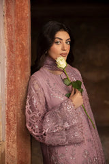 D-06 Blossom | 3PC Unstitched Suit Luxury Chiffon Dilkash By Lavish Premium