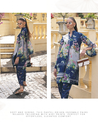 2-PC Stitched Printed Lawn Ready To Wear By Elaf Premium | EPV-9B