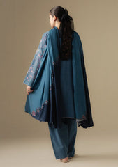 3-PC Unstitched Embroidered Plain Khaddar Coco By Zara Shahjahan | MIST-2B