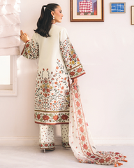 3-PC Unstitched Digital Printed Lawn Sheen Prints By Alizeh | AF-PL-6049-ZEST