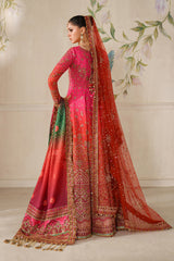 3-PC Unstiched Embroidered Net By Baroque | CH14-03