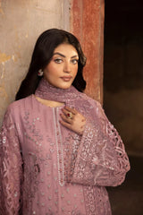 D-06 Blossom | 3PC Unstitched Suit Luxury Chiffon Dilkash By Lavish Premium