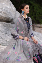 3-Pc Charizma Print Melody Printed Lawn With Embroidered Chiffon Dupatta PM4-13