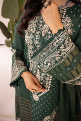 MS-626 | 3PC Unstitched Embroidered Banarsi Lawn Missouri By Johra