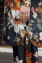 Digital Printed Viscose Silk Shirt & Shalwar by Baroque